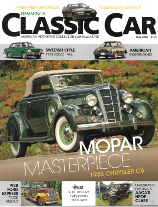 HEMMINGS CLASSIC CAR 2020 MAY - NISSAN SKYLINE GT-R,'73 VOLVO 144E, '38 EXPRESS